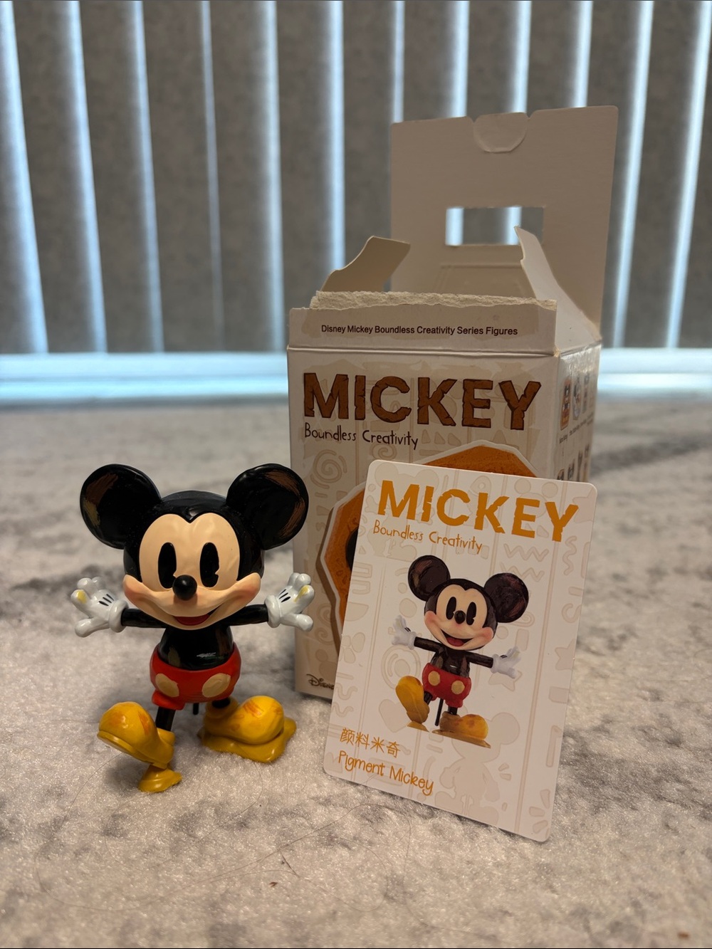 POP MART Mickey Boundless Creativity Pigment Mickey Figure